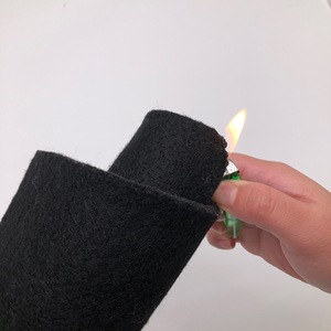 黑色阻燃针刺棉