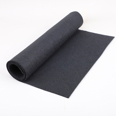 黑色针刺棉 毛毡布